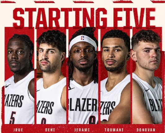 开拓者大胜篮网送四连败 阿夫迪亚全能表现引领